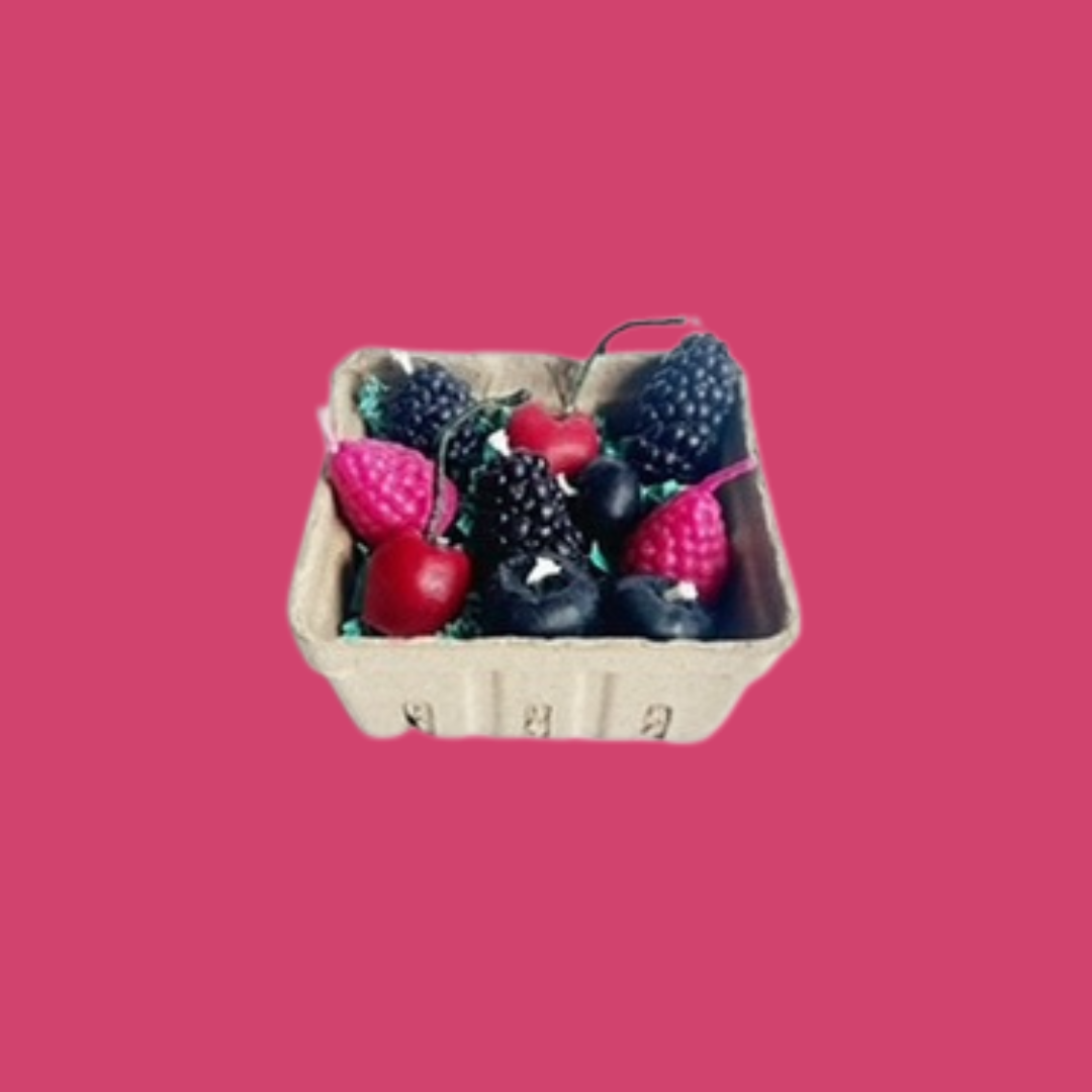 Mixed Berries Birthday Candles